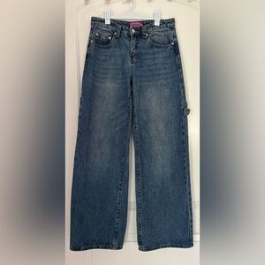 Edikted Blue Denim Carpenter Jeans